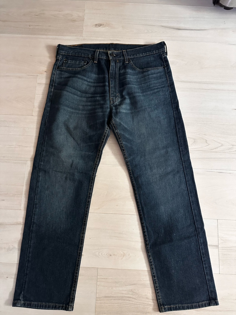 Levi's 505 Straight Men’s Dark Jeans Size 36x30 0106